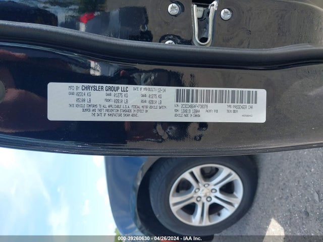 Dodge Charger Se 2015 2C3CDXBG4FH738378 Image 9