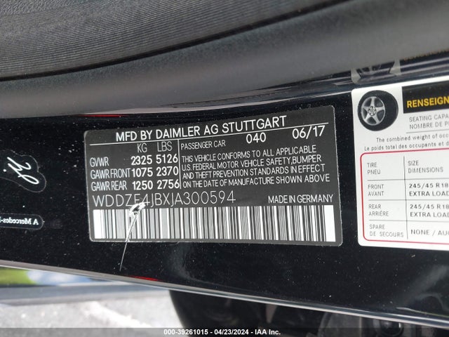Mercedes-Benz E 300 2018 WDDZF4JBXJA300594 Image 9