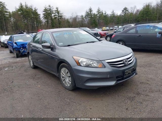 Auction sale of the 2011 Honda Accord 2.4 Lx, vin: 1HGCP2E38BA015528, lot number: 39261216