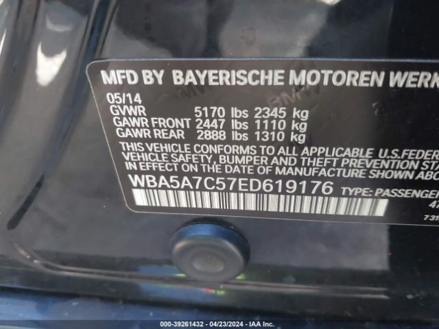 WBA5A7C57ED619176 BMW 528i Xdrive
