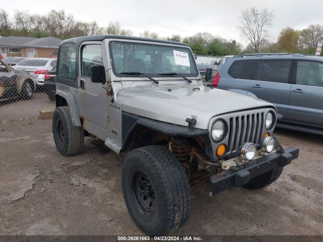 Auction sale of the 2001 Jeep Wrangler Sport, vin: 1J4FA49S81P334928, lot number: 39261663