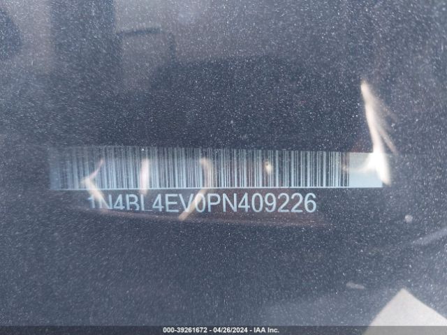 1N4BL4EV0PN409226 Nissan Altima Sl Fwd