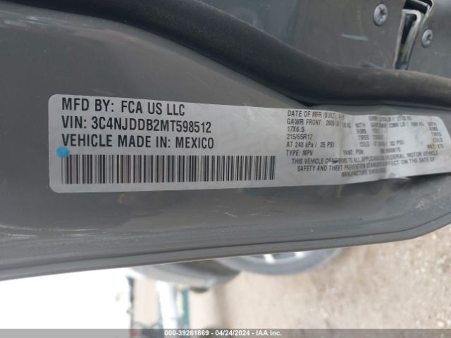 3C4NJDDB2MT598512 Jeep Compass Trailhawk 4x4