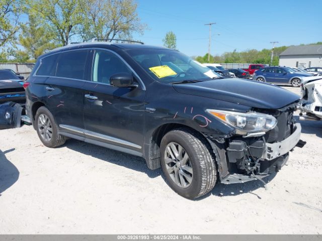 Auction sale of the 2014 Infiniti Qx60 Hybrid, vin: 5N1CL0MM4EC518177, lot number: 39261993