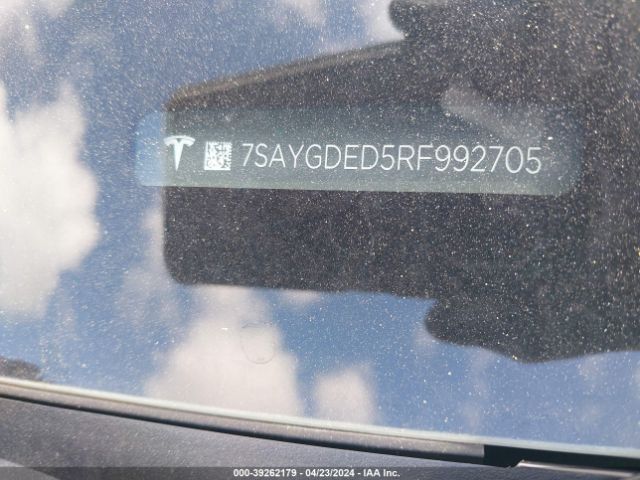 7SAYGDED5RF992705 Tesla Model Y Rwd