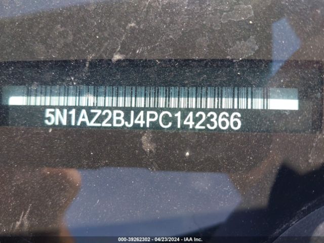 5N1AZ2BJ4PC142366 Nissan Murano Sv Fwd