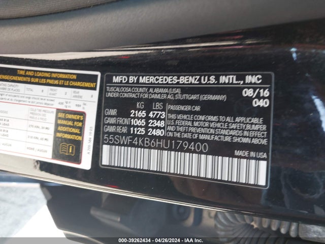 55SWF4KB6HU179400 Mercedes-Benz C 300 4matic/luxury 4matic/sport 4matic