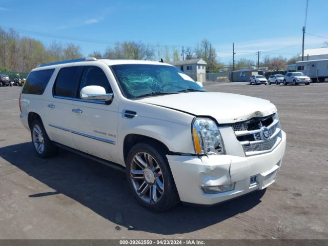 Auction sale of the 2010 Cadillac Escalade Esv Platinum Edition, vin: 1GYUKKEF8AR100066, lot number: 39262550