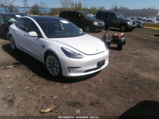 Продаж на аукціоні авто 2022 Tesla Model 3 Long Range Dual Motor All-wheel Drive, vin: 5YJ3E1EB8NF336941, номер лоту: 39262615