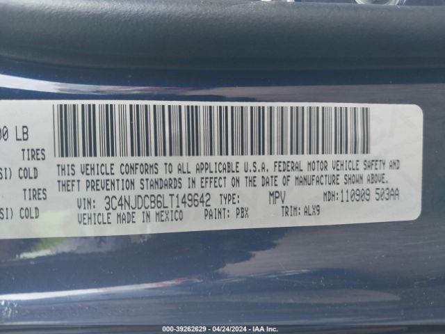 3C4NJDCB6LT149642 Jeep Compass Limited 4x4