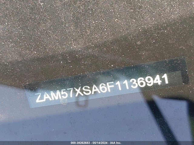 ZAM57XSA6F1136941 Maserati Ghibli