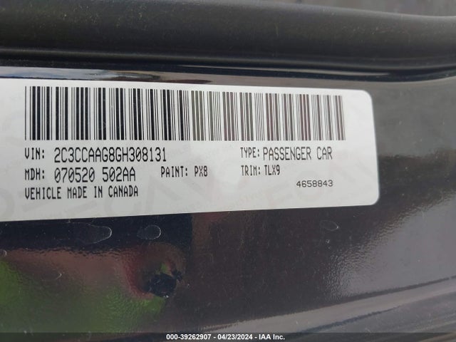 Chrysler 300 Anniversary Edition 2016 2C3CCAAG8GH308131 Image 8
