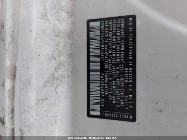 3VWH17AU7HM536623 Volkswagen Golf Alltrack Tsi S/tsi Se/tsi Sel