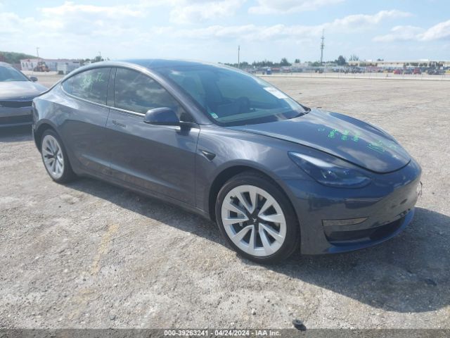 Продажа на аукционе авто 2023 Tesla Model 3 Rear-wheel Drive, vin: 5YJ3E1EA8PF422955, номер лота: 39263241