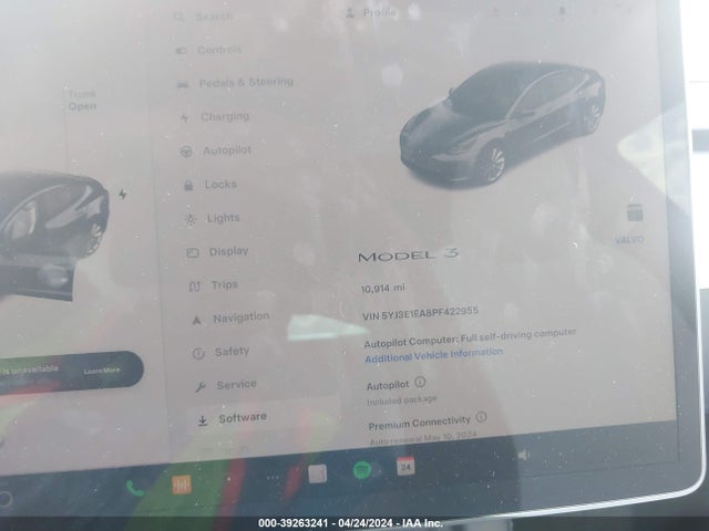 5YJ3E1EA8PF422955 Tesla Model 3 Rear-wheel Drive
