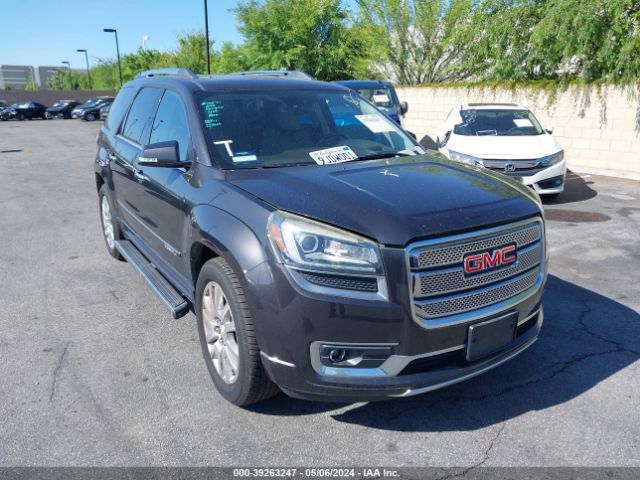 Auction sale of the 2015 Gmc Acadia Denali, vin: 1GKKVTKD1FJ373924, lot number: 39263247