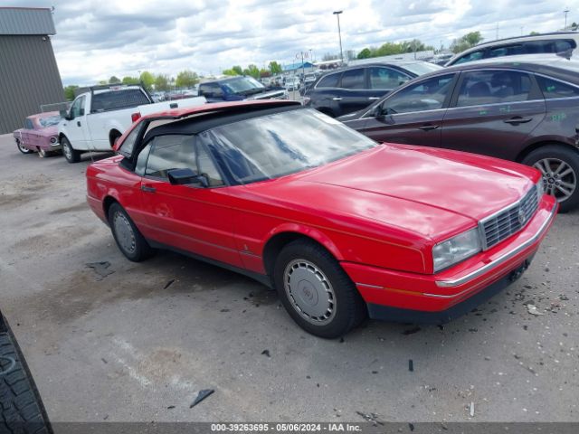 Auction sale of the 1990 Cadillac Allante Cv/ht, vin: 1G6VR3389LU100144, lot number: 39263695