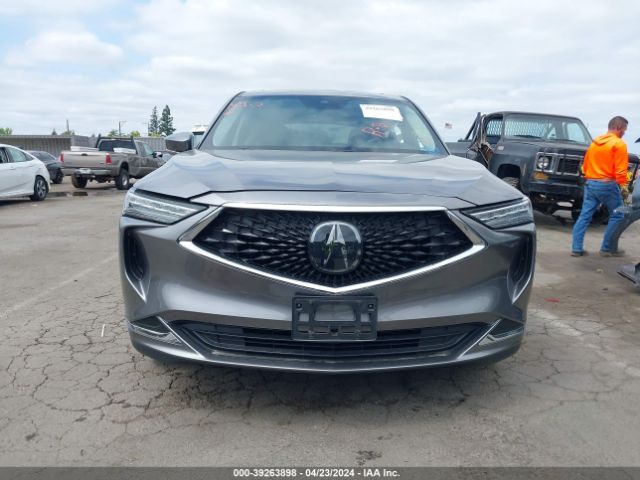 5J8YE1H37NL016289 Acura Mdx Standard