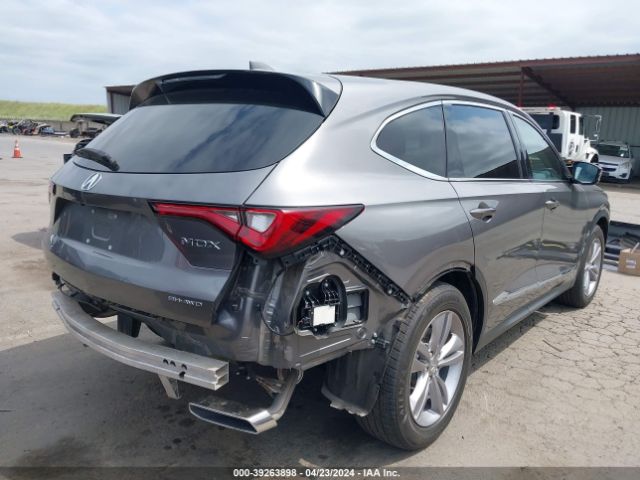 5J8YE1H37NL016289 Acura Mdx Standard