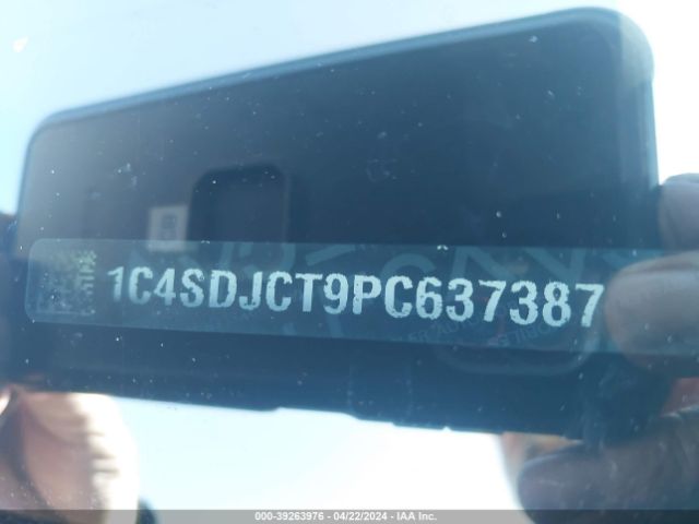 1C4SDJCT9PC637387 Dodge Durango R/t Awd