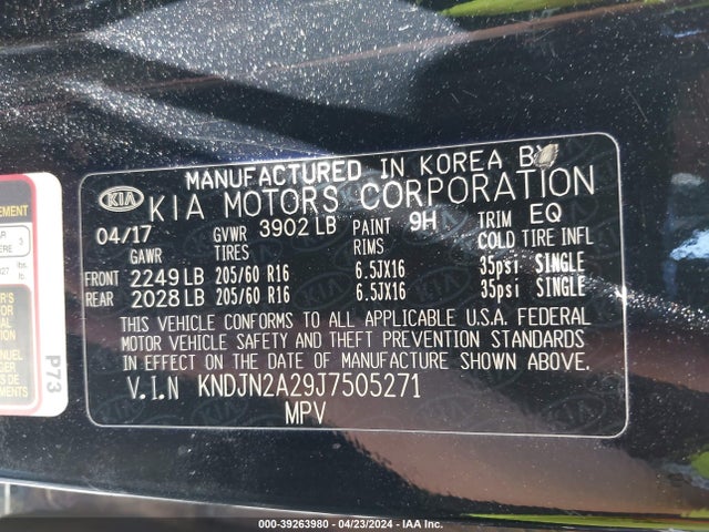 KIA Soul 2018 KNDJN2A29J7505271 Image 9