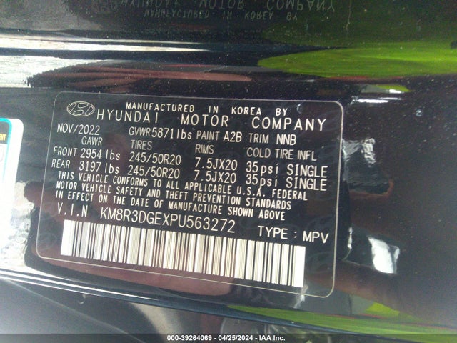 Hyundai Palisade Xrt 2023 KM8R3DGEXPU563272 Image 9