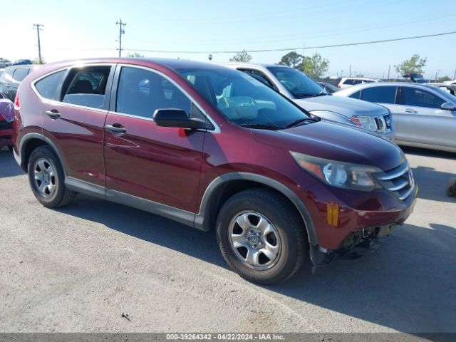 2014 Honda Cr-v Lx მანქანა იყიდება აუქციონზე, vin: 5J6RM3H35EL010454, აუქციონის ნომერი: 39264342