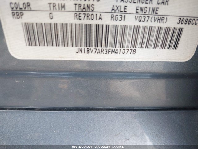 JN1BV7AR3FM410778 Infiniti Q50