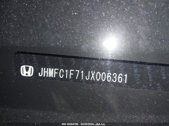 Honda Civic Ex-l 2018 JHMFC1F71JX006361 Image 9