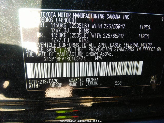 Toyota Rav4 Xle 2024 2T3P1RFV1RC405474 Image 9