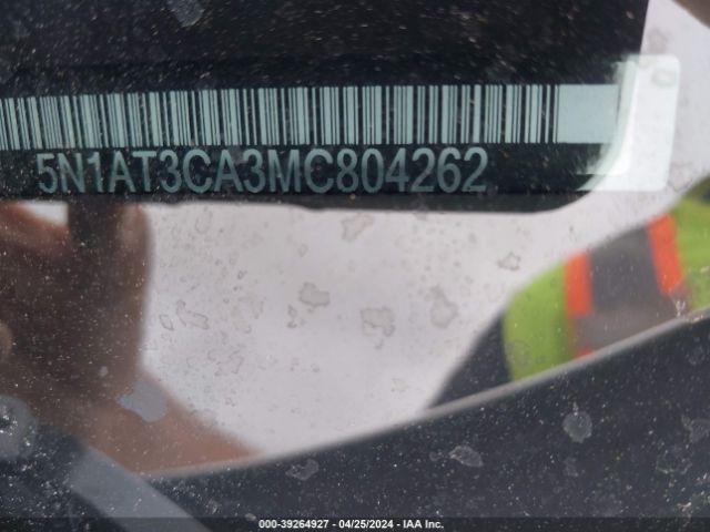 5N1AT3CA3MC804262 Nissan Rogue Sl Fwd