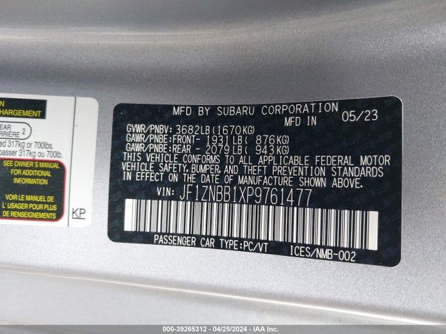 Toyota GR86 2023 JF1ZNBB1XP9761477 Image 9