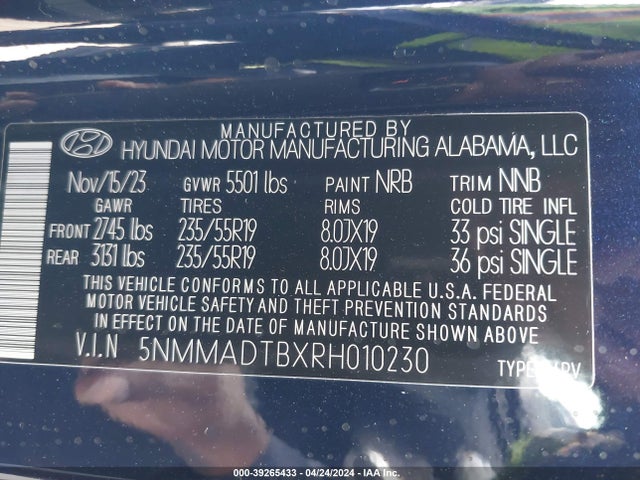 Genesis Gv70 2.5t Awd 2024 5NMMADTBXRH010230 Image 9