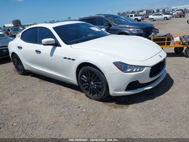 Продажа на аукционе авто 2016 Maserati Ghibli S, vin: ZAM57RSA9G1189193, номер лота: 39265443