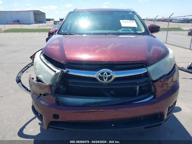 Toyota Highlander Xle V6 2015 5TDJKRFH8FS143042 Image 12