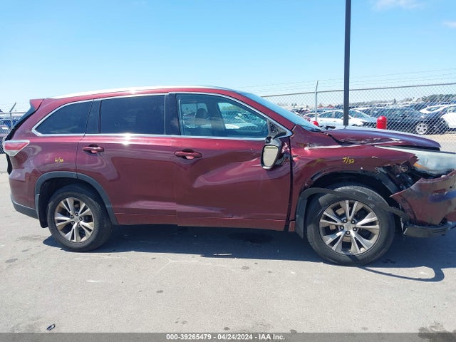 Toyota Highlander Xle V6 2015 5TDJKRFH8FS143042 Image 13