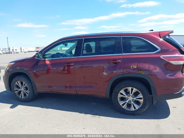 Toyota Highlander Xle V6 2015 5TDJKRFH8FS143042 Image 14