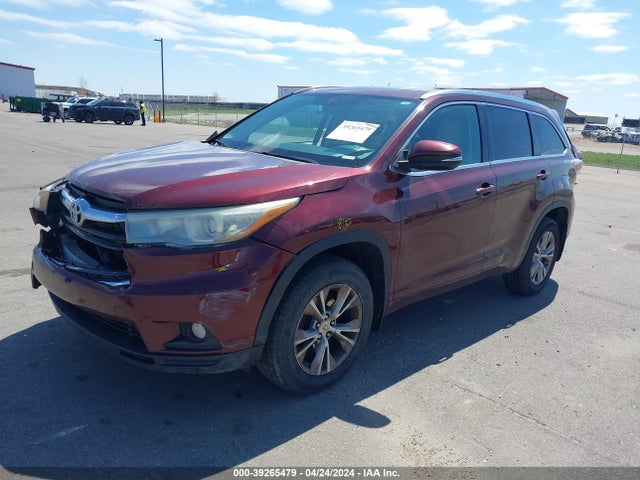 Toyota Highlander Xle V6 2015 5TDJKRFH8FS143042 Image 2