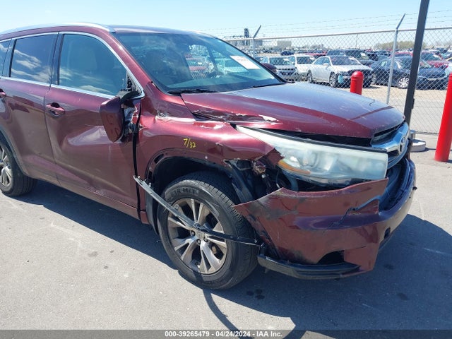 Toyota Highlander Xle V6 2015 5TDJKRFH8FS143042 Image 6