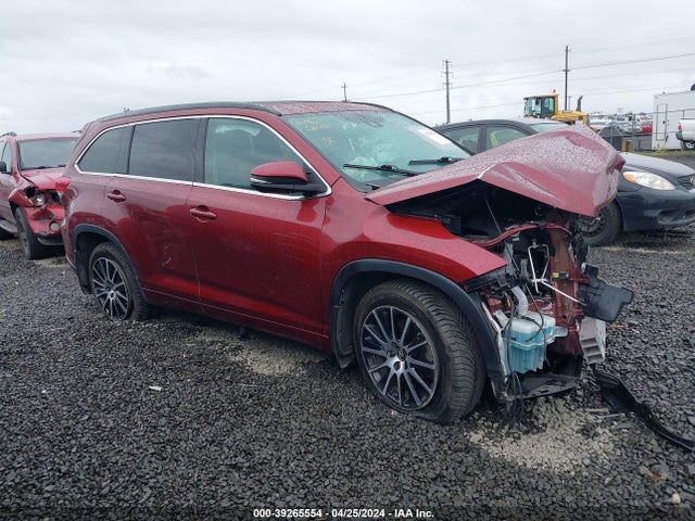 Toyota Highlander Se 2018 5TDJZRFH6JS539555 Image 1