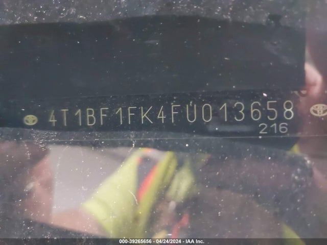 Toyota CAMRY SE 2015 4T1BF1FK4FU013658 Image 9