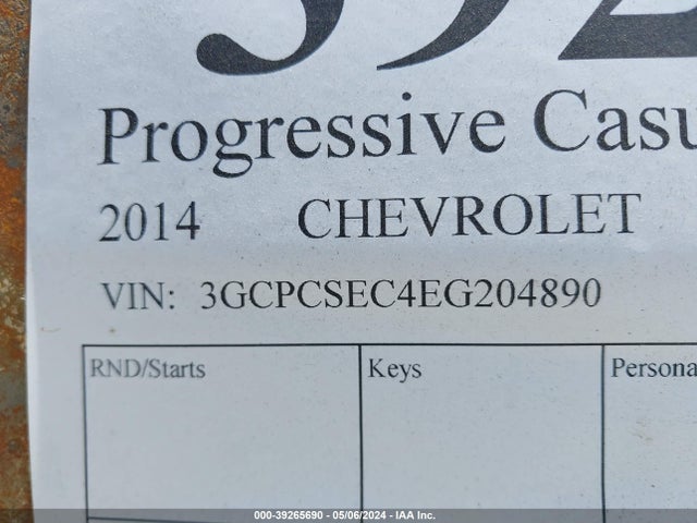 Chevrolet Silverado 1500 1lz 2014 3GCPCSEC4EG204890 Image 9