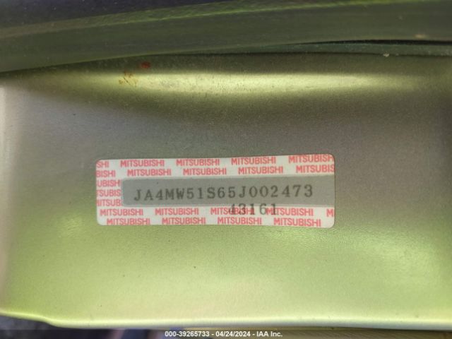 2005 MITSUBISHI MONTERO JA4MW51S65J002473 Photo 8