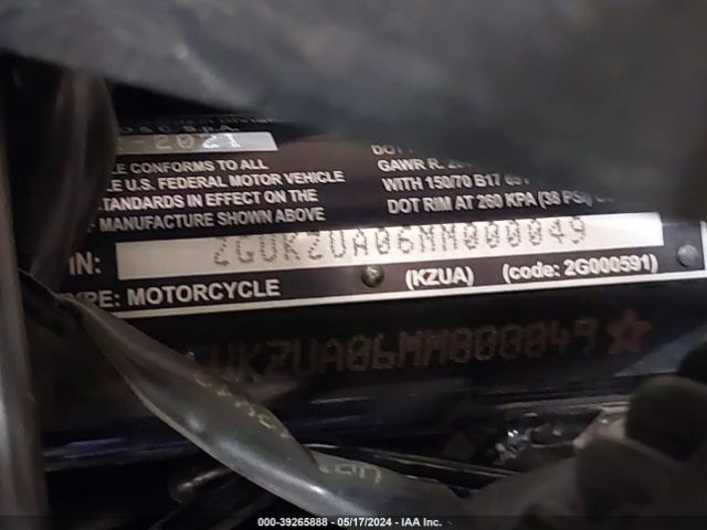 2021 MOTO GUZZI V7 ZGUKZUA06MM000049 Photo 9