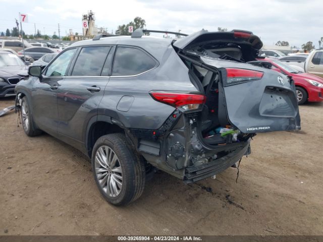 5TDKDRAH3PS033460 Toyota Highlander Platinum
