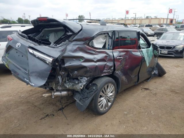 5TDKDRAH3PS033460 Toyota Highlander Platinum