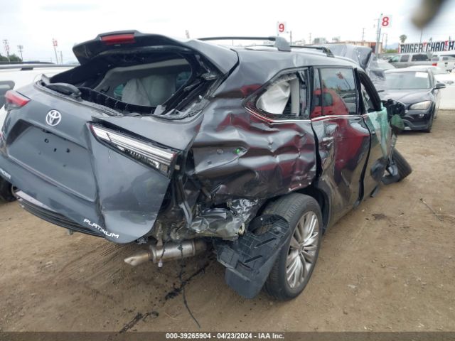 5TDKDRAH3PS033460 Toyota Highlander Platinum