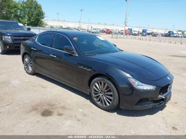 2017 Maserati Ghibli მანქანა იყიდება აუქციონზე, vin: ZAM57XSL0H1220936, აუქციონის ნომერი: 39265930