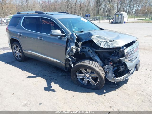 2017 Gmc Acadia Denali მანქანა იყიდება აუქციონზე, vin: 1GKKNXLS8HZ225102, აუქციონის ნომერი: 39266012