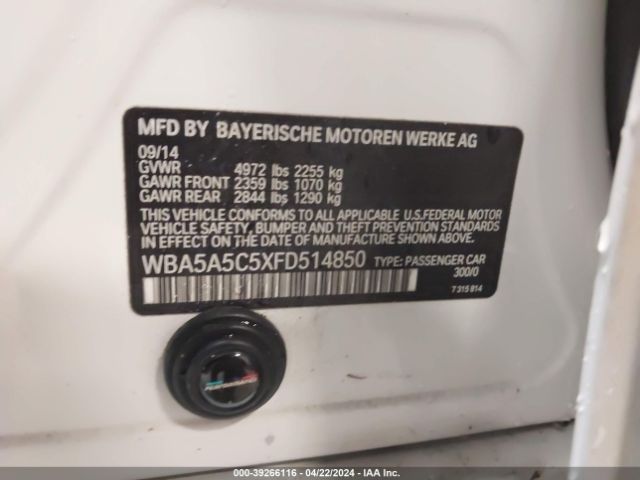WBA5A5C5XFD514850 BMW 528I